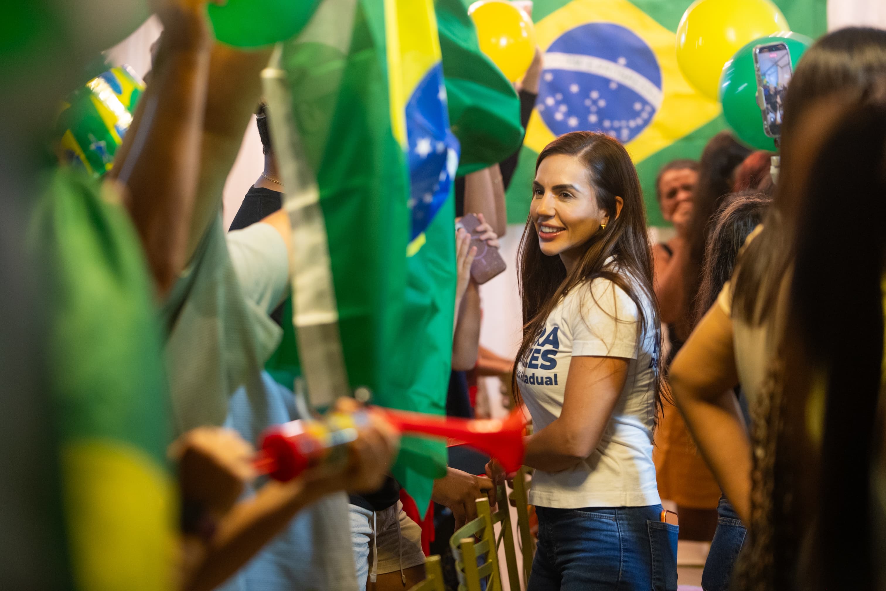 Débora Menezes na missão pelo Brasil